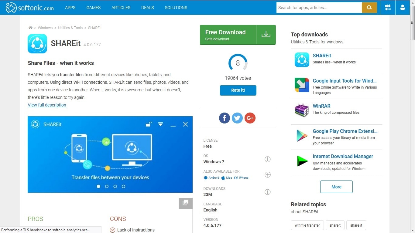 come trasferire foto da Android a iPhone-Shareit