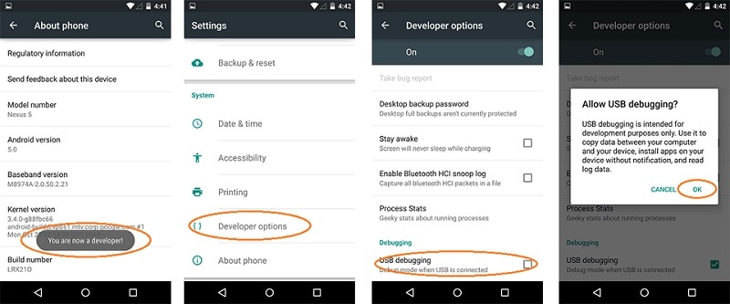πώς να μεταφέρετε φωτογραφίες από το android σε υπολογιστή με ενεργοποίηση USB Debugging