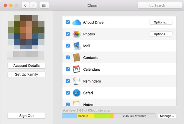 start icloud-drev på mac
