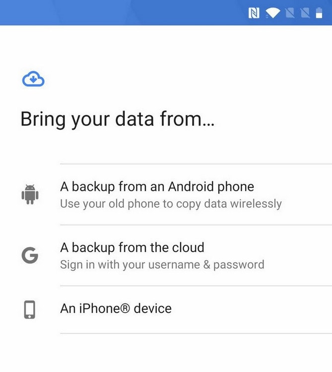 نقل الصور من iPhone إلى Android عن طريق ios google drive