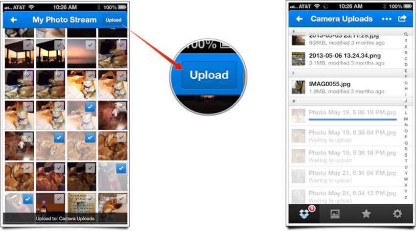 Hur man överför bilder från telefon till dator med Dropbox
