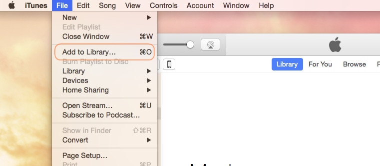 iPhone-video overzetten naar mac - itunes stap 1