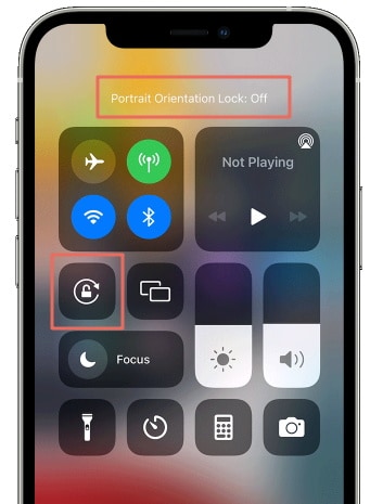iphone ekran döndürme kilidini kapat