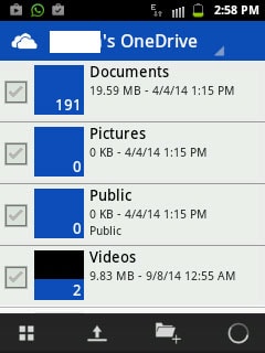 bestanden overzetten van Winphone naar Android-log in outlook