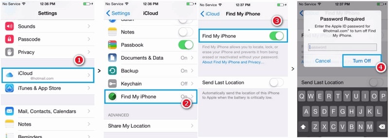 在撤消 ios 更新之前关闭查找我的 iPhone