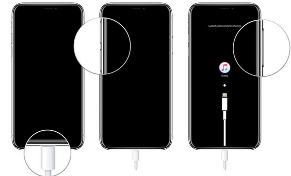 在恢复模式下启动 iphone 8