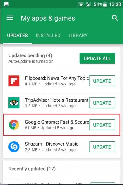 无法在 chrome 中播放的视频 - 获取新版本进行修复
