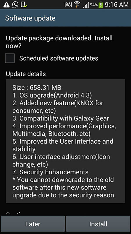 离线视频无法在 android 上播放 - 检查更新