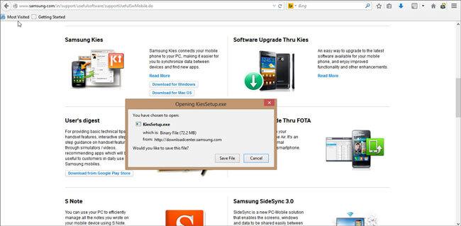 descarga gratuita del software samsung android para pc