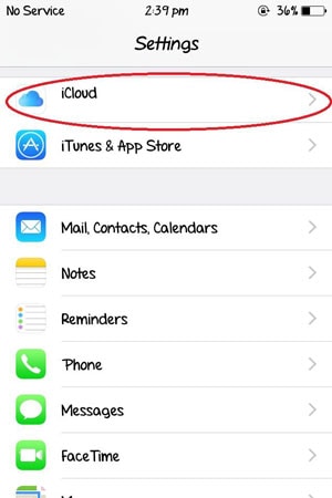 Tippen Sie auf , um Dokumente in iCloud auf iOS zu speichern