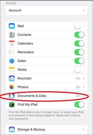 Dokumente in iCloud unter iOS speichern fertig