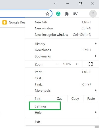 inställningar för google chrome