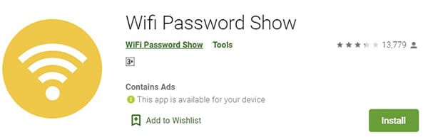 Wi-Fi-Adgangskode-Vis