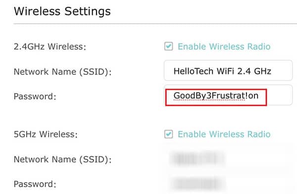 Wi-Fi-adgangskode