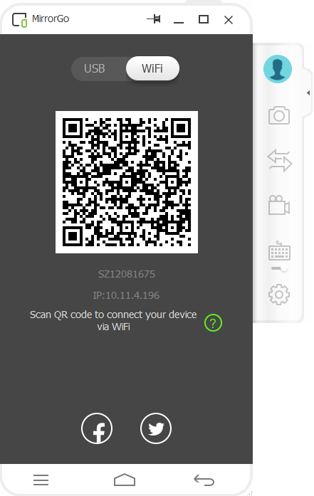 沒有root-Wifi連接的Android屏幕錄像機