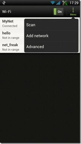 واي فاي مدير android